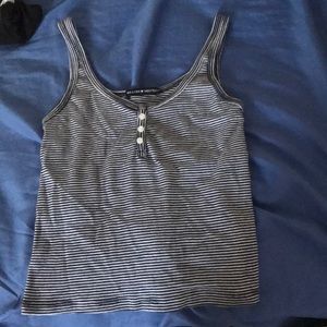 Black and white striped tank top from brandy